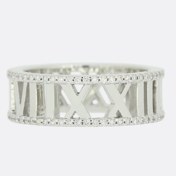 Tiffany & Co. Diamond Atlas Ring Size 6.5 - Picture 4 of 4